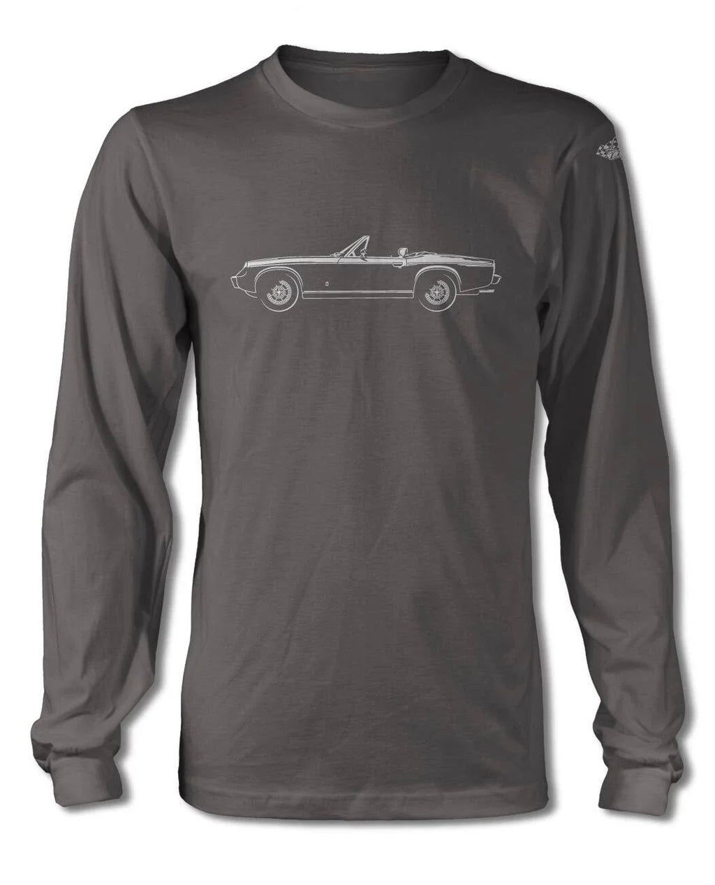 Jensen-Healey Convertible T-Shirt - Long Sleeves - Side View Unisex T-shirt, Sweatshirt, Hoodie, Long Sleeve Tee - T-Shirt, Sweatshirt, Hoodie