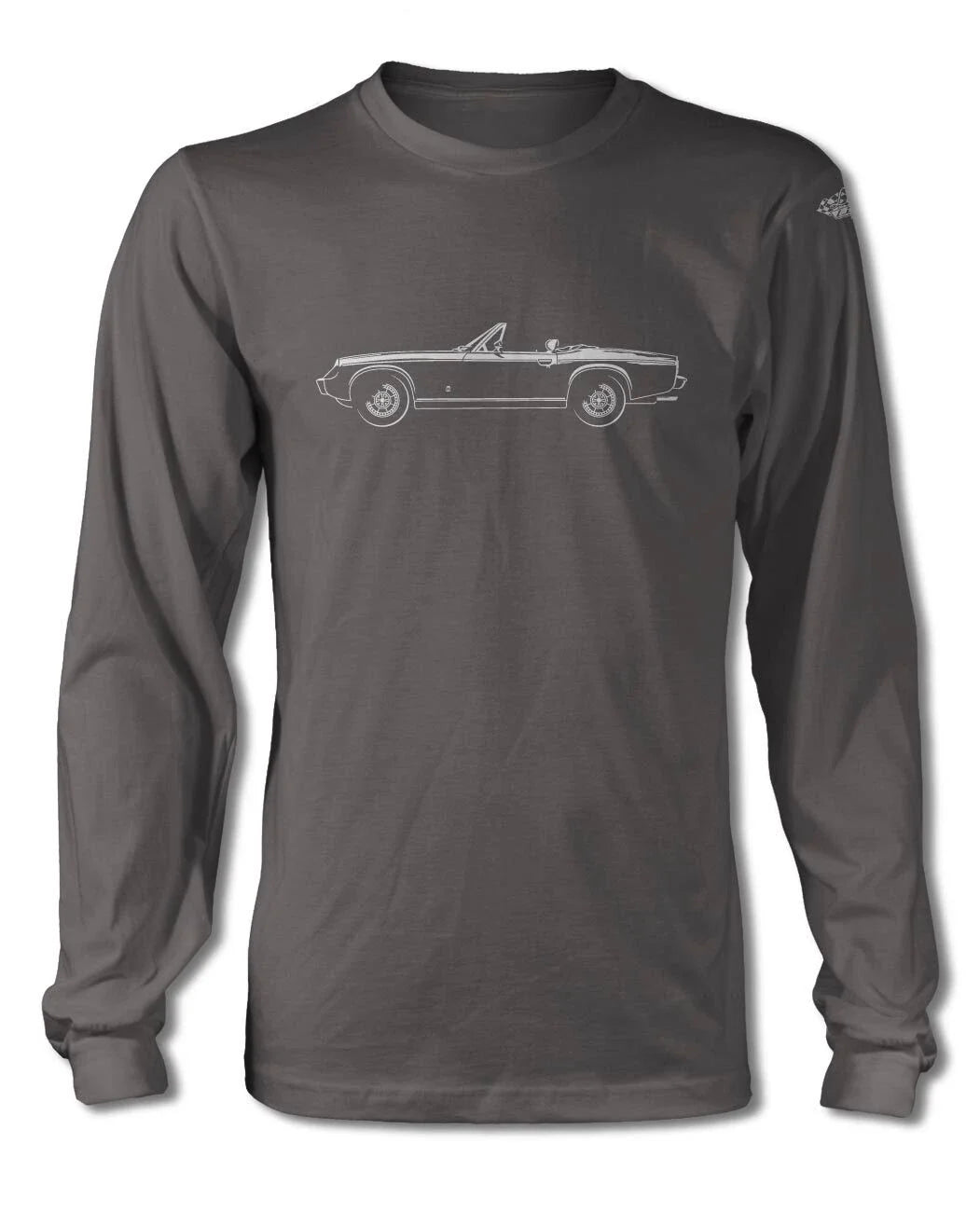 Jensen-Healey Convertible T-Shirt - Long Sleeves - Side View Unisex T-shirt, Sweatshirt, Hoodie, Long Sleeve Tee - T-Shirt, Sweatshirt, Hoodie