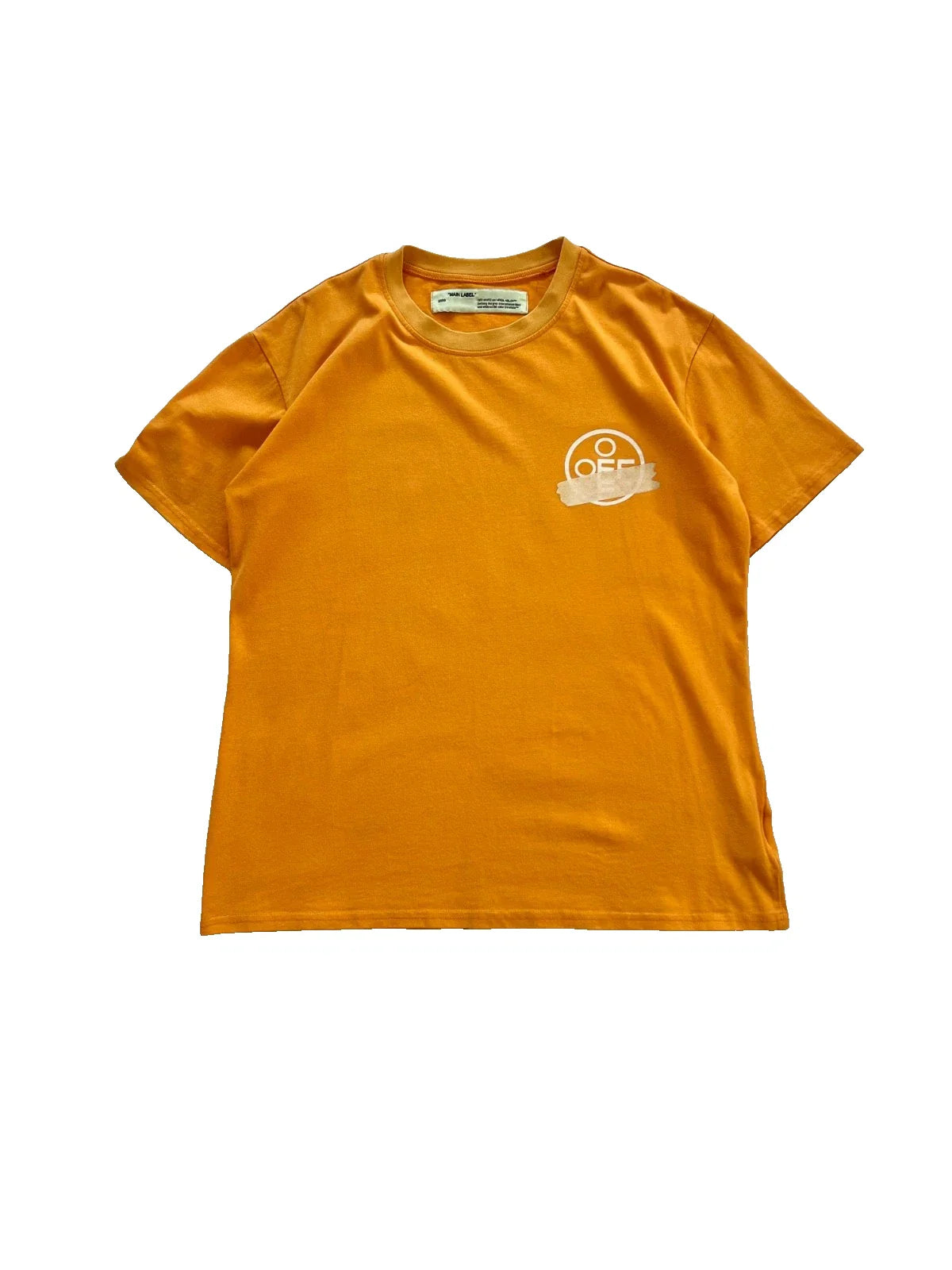Off-White c/o Virgil Abloh Orange Arrow Logo T-Shirt Size L Unisex T-shirt, Sweatshirt, Hoodie, Long Sleeve Tee - T-Shirt, Sweatshirt, Hoodie