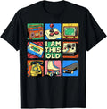 I Am This Old Retro Vintage Nostalgia 80s 90s Cassette Tape T-Shirt Unisex T-shirt, Sweatshirt, Hoodie, Long Sleeve Tee - T-Shirt, Sweatshirt, Hoodie