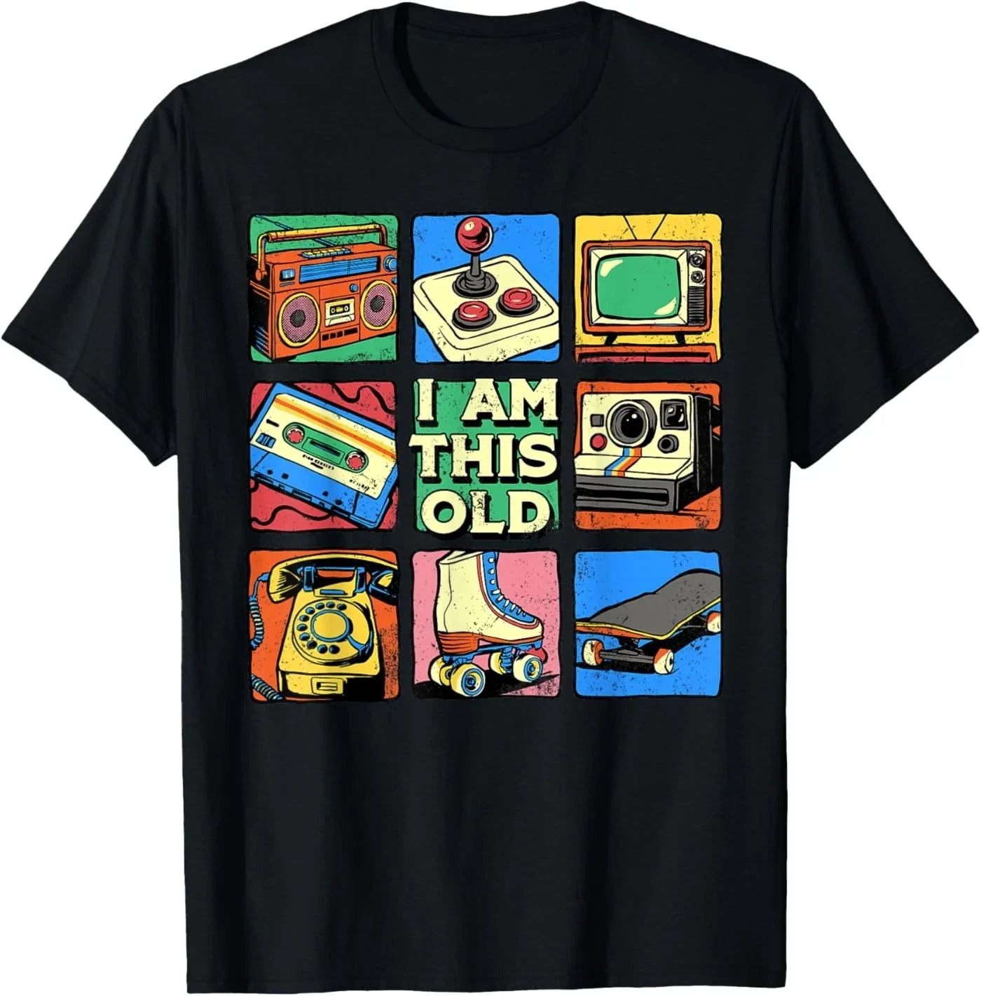 I Am This Old Retro Vintage Nostalgia 80s 90s Cassette Tape T-Shirt Unisex T-shirt, Sweatshirt, Hoodie, Long Sleeve Tee - T-Shirt, Sweatshirt, Hoodie