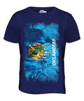 STATE OF OKLAHOMA GRUNGE FLAG MENS T-SHIRT TEE SHIRT XS S M L XL 2XL 3XL Unisex T-shirt, Sweatshirt, Hoodie, Long Sleeve Tee - T-Shirt, Sweatshirt, Hoodie