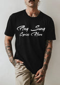 Custom Song Lyrics T Shirt Personalized Music Quote Tee Unisex Graphic Shirt Unisex T-shirt, Sweatshirt, Hoodie, Long Sleeve Tee - T-Shirt, Sweatshirt, Hoodie