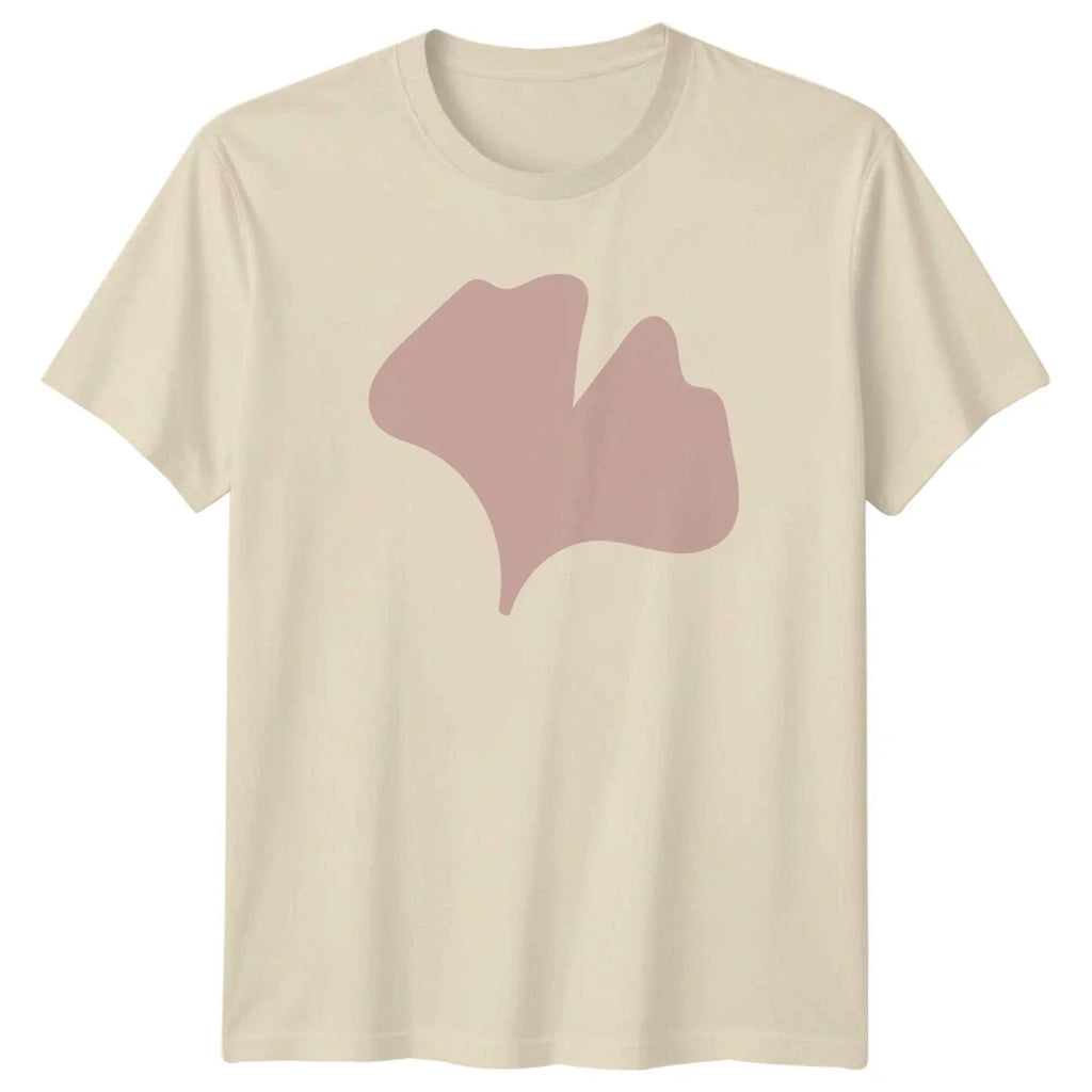 Abstract Organic Shape T-Shirt Minimalist Design Abstract Art Birthday Unisex T-shirt, Sweatshirt, Hoodie, Long Sleeve Tee - T-Shirt, Sweatshirt, Hoodie