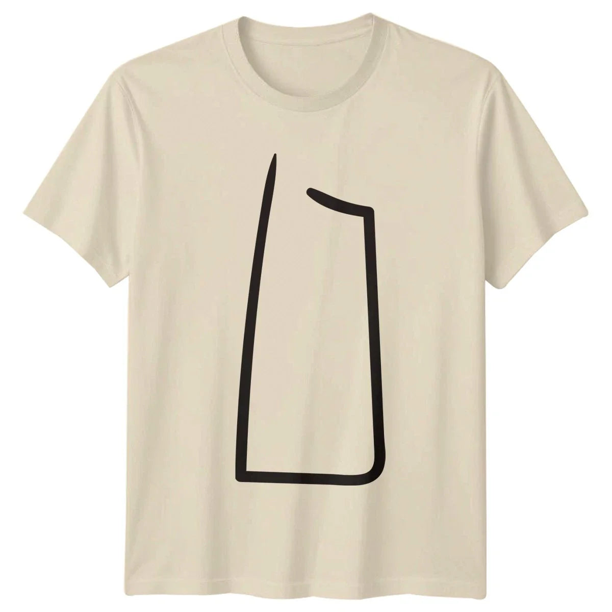 Modern Minimalist Abstract Line Art T-Shirt Minimalist Abstract Birthday Unisex T-shirt, Sweatshirt, Hoodie, Long Sleeve Tee - T-Shirt, Sweatshirt, Hoodie