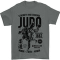 Judo Strength and Courage Martial Arts MMA Mens T-Shirt 100% Cotton Unisex T-shirt, Sweatshirt, Hoodie, Long Sleeve Tee - T-Shirt, Sweatshirt, Hoodie