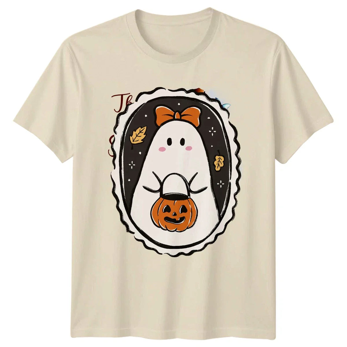 Cute Ghost Trick Or Treat Pumpkin T-Shirt Cute Halloween Halloween Gift Unisex T-shirt, Sweatshirt, Hoodie, Long Sleeve Tee - T-Shirt, Sweatshirt, Hoodie
