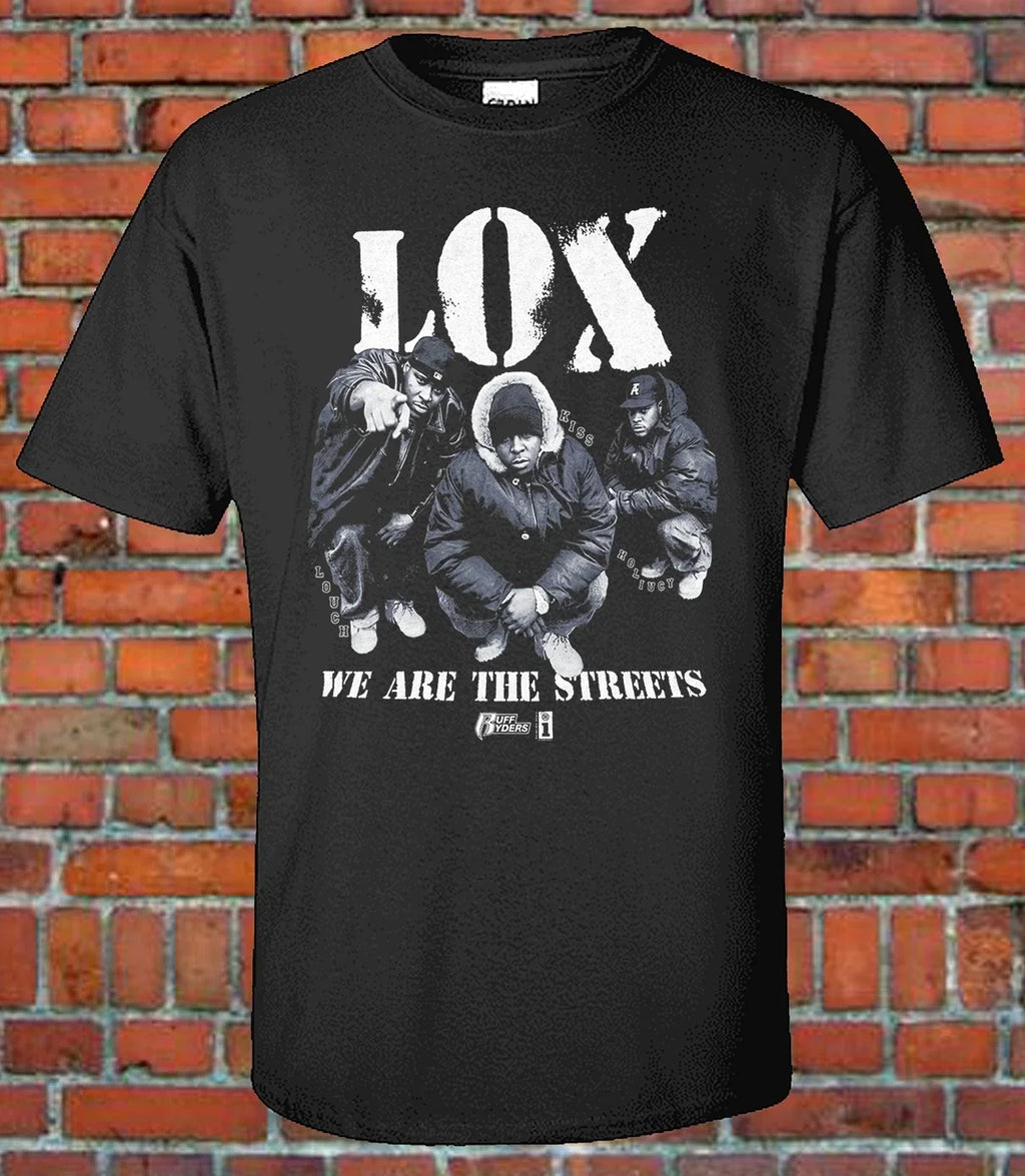 Vintage Style T-Shirt - Retro Reproduction - Hip Hop 90s LOX Bootleg Graphic Tee Unisex T-shirt, Sweatshirt, Hoodie, Long Sleeve Tee - T-Shirt, Sweatshirt, Hoodie