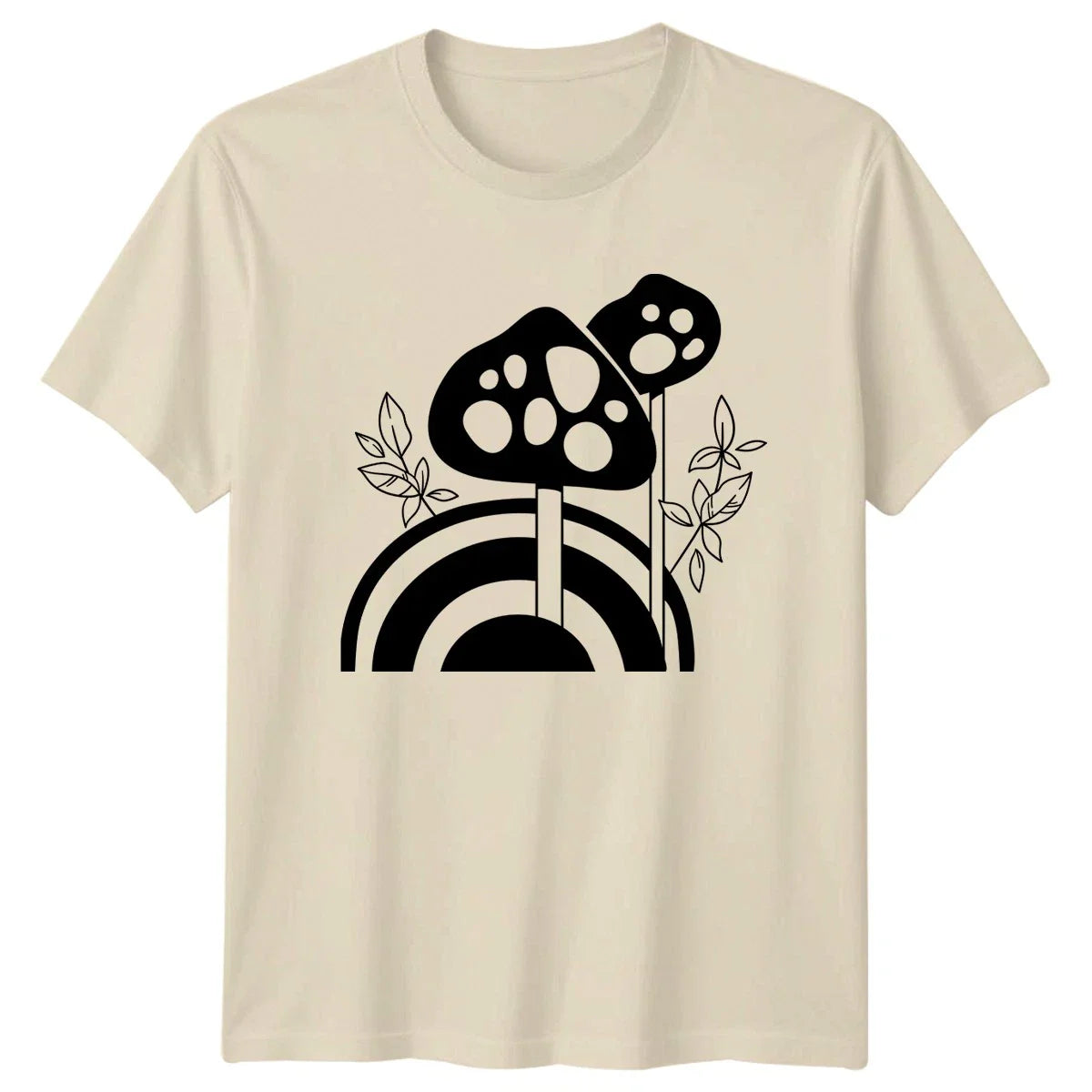 Mystical Mushroom Forest Fungi Aesthetic T-Shirt Birthday Gift For Him And Her Unisex T-shirt, Sweatshirt, Hoodie, Long Sleeve Tee - T-Shirt, Sweatshirt, Hoodie