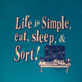 Vtg Eat Sleep Sort Mail Room Sorting Graphic T Shirt Lee XL Modern Process Unisex T-shirt, Sweatshirt, Hoodie, Long Sleeve Tee - T-Shirt, Sweatshirt, Hoodie