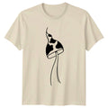 Boho Mushroom Cow Print Aesthetic T-Shirt Mushroom Birthday Gift For Him And Her Unisex T-shirt, Sweatshirt, Hoodie, Long Sleeve Tee - T-Shirt, Sweatshirt, Hoodie