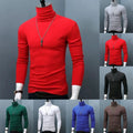 Men's Trendy Pullover with High Neck and Long Sleeves in Various Shades Unisex T-shirt, Sweatshirt, Hoodie, Long Sleeve Tee - T-Shirt, Sweatshirt, Hoodie