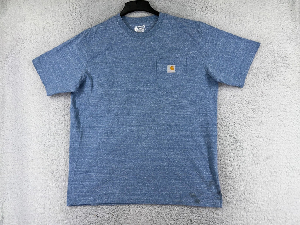 Carhartt Shirt Men Extra Large Blue Short Sleeve Crew Neck Cotton READ Unisex T-shirt, Sweatshirt, Hoodie, Long Sleeve Tee - T-Shirt, Sweatshirt, Hoodie
