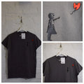 Actual Fact Hip Hop "W" x Banksy Street Art Charcoal Tee T-shirt Unisex T-shirt, Sweatshirt, Hoodie, Long Sleeve Tee - T-Shirt, Sweatshirt, Hoodie