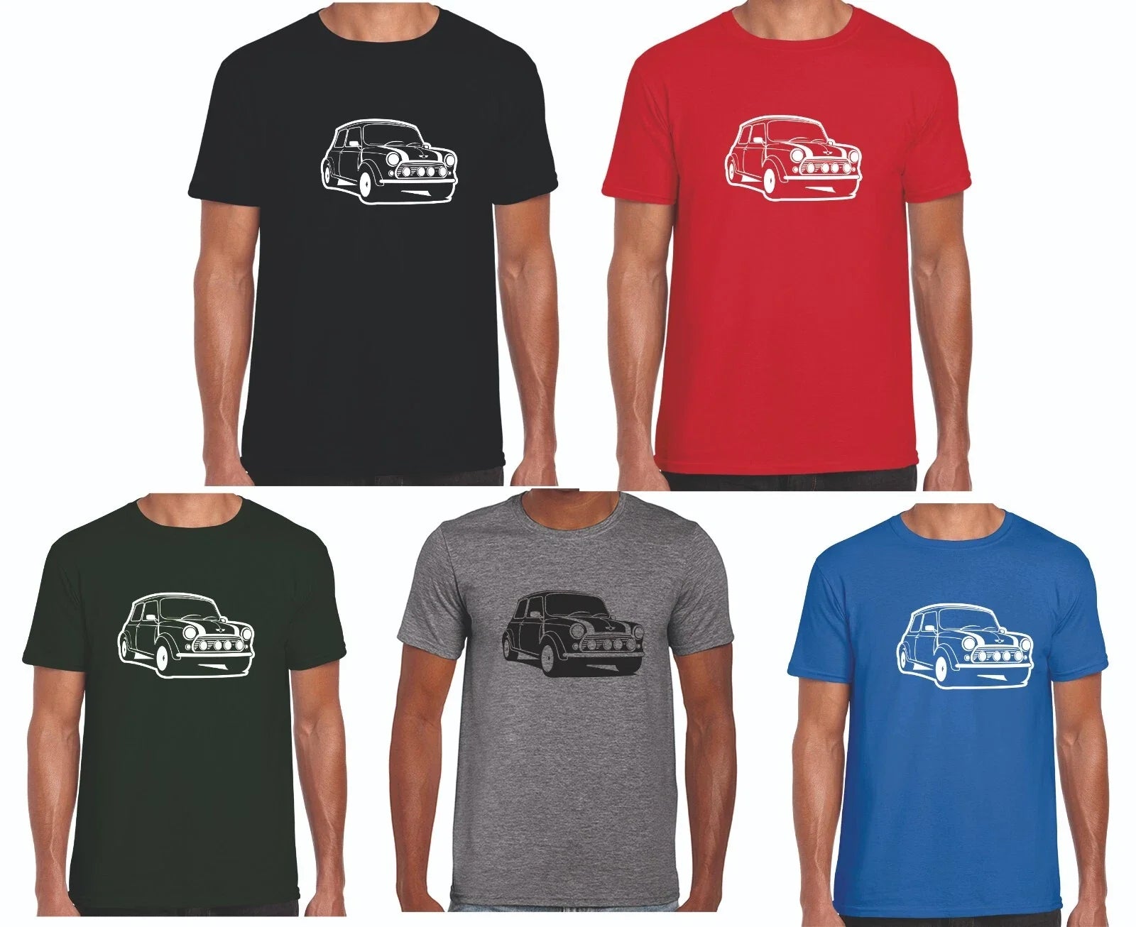 CLASSIC MINI COOPER TSHIRT, BMC, BL,CAR  DAD GIFT, RETRO ICON Sizes Small to 5XL Unisex T-shirt, Sweatshirt, Hoodie, Long Sleeve Tee - T-Shirt, Sweatshirt, Hoodie