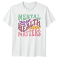 Mental Health Matters T-Shirt Retro 70s Aesthetic Awareness Gift For Him And Her Unisex T-shirt, Sweatshirt, Hoodie, Long Sleeve Tee - T-Shirt, Sweatshirt, Hoodie