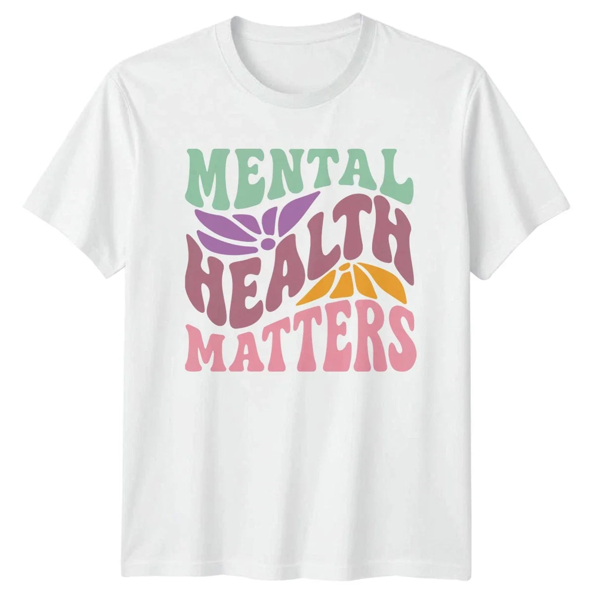 Mental Health Matters T-Shirt Retro 70s Aesthetic Awareness Gift For Him And Her Unisex T-shirt, Sweatshirt, Hoodie, Long Sleeve Tee - T-Shirt, Sweatshirt, Hoodie