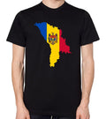 Moldova Flag Map T-Shirt Men Ladies Unisex Top Unisex T-shirt, Sweatshirt, Hoodie, Long Sleeve Tee - T-Shirt, Sweatshirt, Hoodie