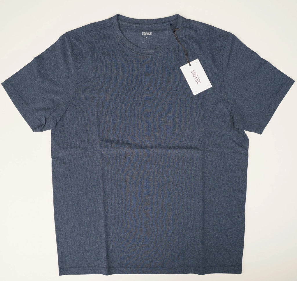 ORCHARD & BROOME Heather Blue T-Shirt Regular Fit Pima Stretch Lightweight M Unisex T-shirt, Sweatshirt, Hoodie, Long Sleeve Tee - T-Shirt, Sweatshirt, Hoodie