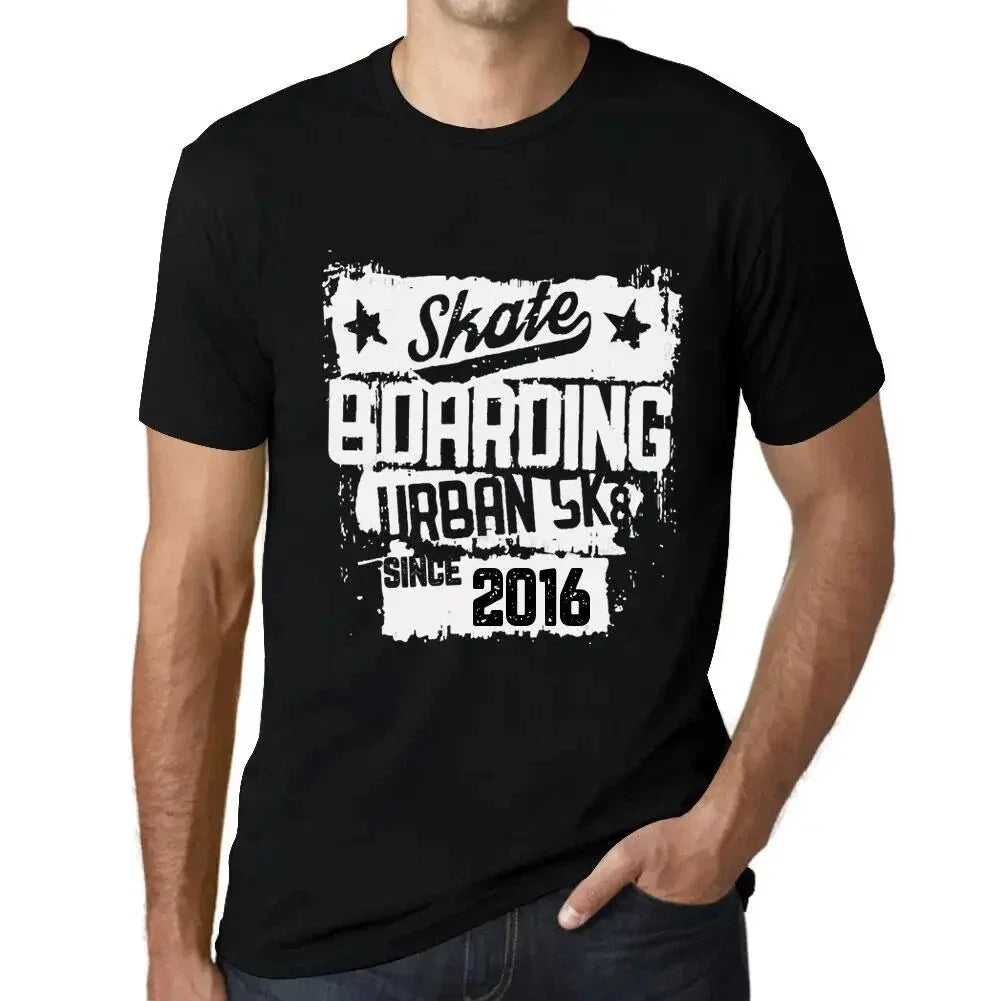 Men's Graphic T-Shirt Urban Skateboard Since 2016 - Urban Skateboard Since 2016 Unisex T-shirt, Sweatshirt, Hoodie, Long Sleeve Tee - T-Shirt, Sweatshirt, Hoodie