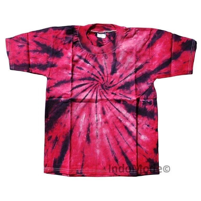 Dark Red Tie-dye Unique T-shirt Trendy Artistic Vibrant Colors Unisex T-shirt, Sweatshirt, Hoodie, Long Sleeve Tee - T-Shirt, Sweatshirt, Hoodie