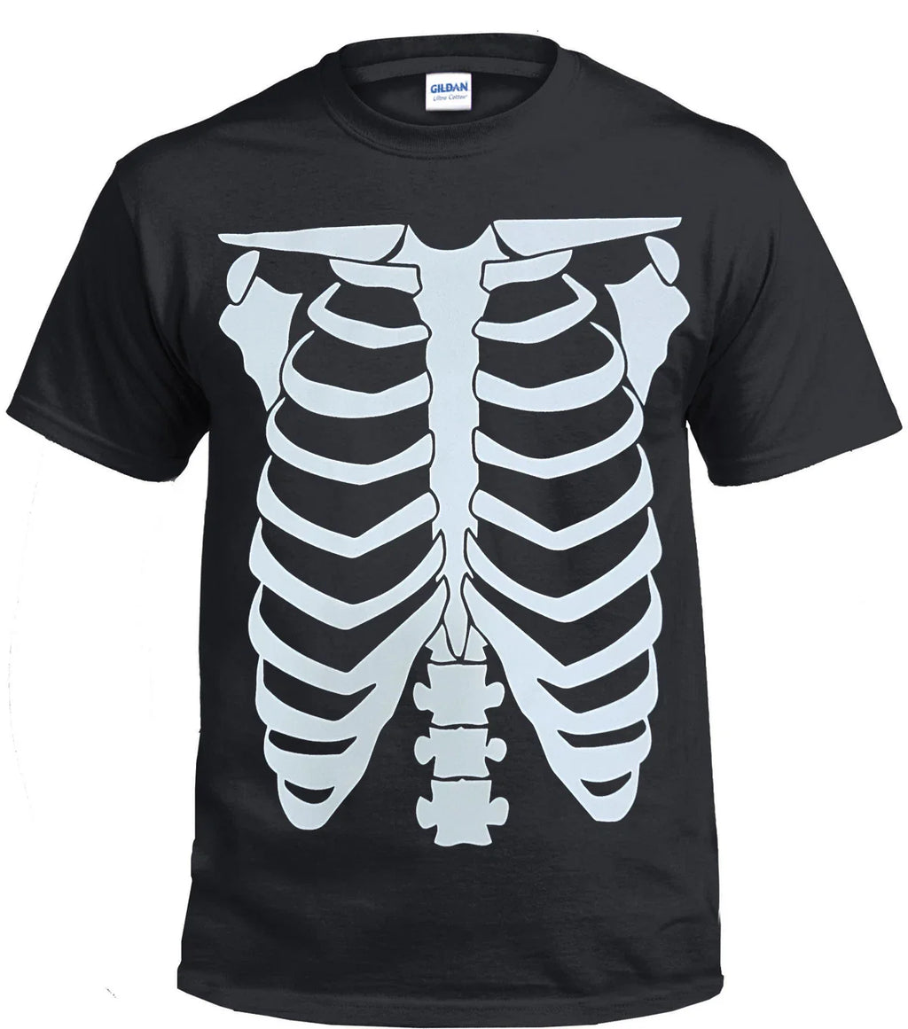 NEW Skeleton 100 % Cotton T shirt/Biker/Halaween/Goth/Rock/Metal/Gift/Music/Top Unisex T-shirt, Sweatshirt, Hoodie, Long Sleeve Tee - T-Shirt, Sweatshirt, Hoodie