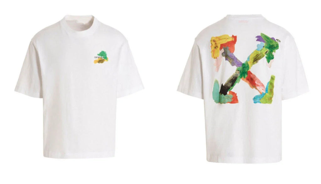 Off White Paint Stroke Arrow Tee White Graphic Reprint Streetwear S-5XL Unisex T-shirt, Sweatshirt, Hoodie, Long Sleeve Tee - T-Shirt, Sweatshirt, Hoodie