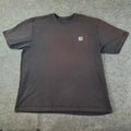 Carhartt Shirt Mens Extra Large Gray Crew Neck Short Sleeve Pocket Logo Stretch Unisex T-shirt, Sweatshirt, Hoodie, Long Sleeve Tee - T-Shirt, Sweatshirt, Hoodie