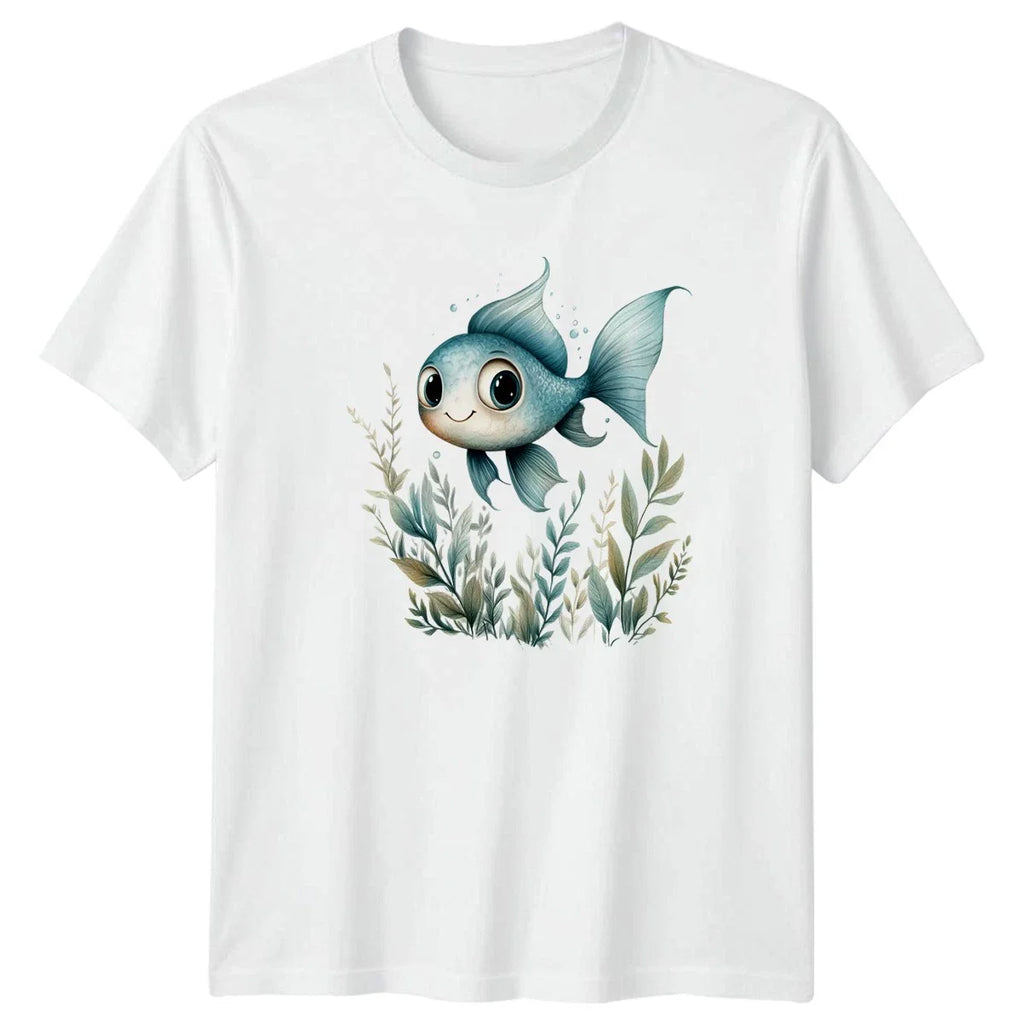 Cute Fish T-Shirt Ocean Life Wildlife 2026 Birthday Gift For Him And Her Unisex T-shirt, Sweatshirt, Hoodie, Long Sleeve Tee - T-Shirt, Sweatshirt, Hoodie