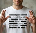 Everything Is Fine, Trust Your Government Funny Top Secret Document T-Shirt Unisex T-shirt, Sweatshirt, Hoodie, Long Sleeve Tee - T-Shirt, Sweatshirt, Hoodie