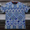 Robert Graham Abstract Floral Mosaic printed Mens Tshirt Xs S M Xl 4xl New Unisex T-shirt, Sweatshirt, Hoodie, Long Sleeve Tee - T-Shirt, Sweatshirt, Hoodie