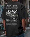350Z Fan Art TShirt 100% Cotton Nissan JDM Fairlady Z Graphic Unisex Tee Unisex T-shirt, Sweatshirt, Hoodie, Long Sleeve Tee - T-Shirt, Sweatshirt, Hoodie