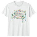 Preppy Coastal Floral Bench Womens T-Shirt Preppy Aesthetic Coastal Birthday Unisex T-shirt, Sweatshirt, Hoodie, Long Sleeve Tee - T-Shirt, Sweatshirt, Hoodie