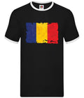 Romania Grunge Flag - Men Ringtone - Romanian Flag Flags Bucharest Unisex T-shirt, Sweatshirt, Hoodie, Long Sleeve Tee - T-Shirt, Sweatshirt, Hoodie