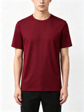 Men's Ice Silk Polyester Short Sleeve T-Shirt Regular Length Lightweight Unisex T-shirt, Sweatshirt, Hoodie, Long Sleeve Tee - T-Shirt, Sweatshirt, Hoodie