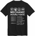 Mechanic Hourly Rate T-Shirt Gift for Car Mechanic Automobile Car Mechanic Top Unisex T-shirt, Sweatshirt, Hoodie, Long Sleeve Tee - T-Shirt, Sweatshirt, Hoodie