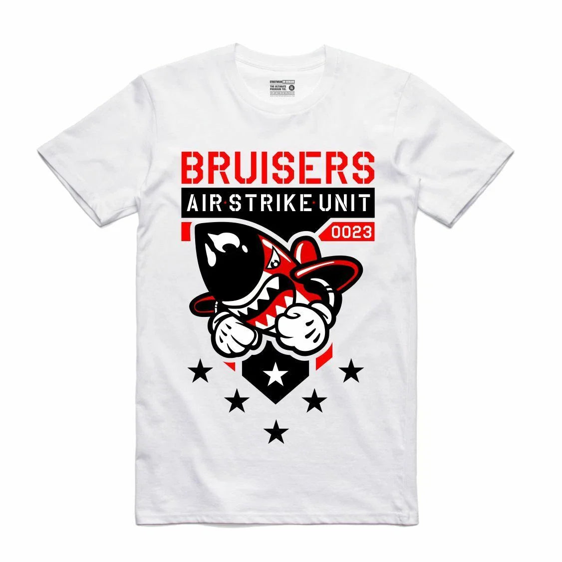 NEW Streetwear on Demand BRUISER STRIKE WHITE Tee Shirt SMALL-3XLARGE LIMITED Unisex T-shirt, Sweatshirt, Hoodie, Long Sleeve Tee - T-Shirt, Sweatshirt, Hoodie