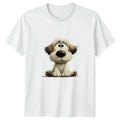 Cute Scruffy Puppy Dog T-Shirt Pet Art Gift For Him And Her Unisex T-shirt, Sweatshirt, Hoodie, Long Sleeve Tee - T-Shirt, Sweatshirt, Hoodie