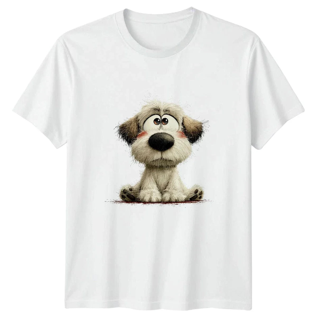 Cute Scruffy Puppy Dog T-Shirt Pet Art Gift For Him And Her Unisex T-shirt, Sweatshirt, Hoodie, Long Sleeve Tee - T-Shirt, Sweatshirt, Hoodie