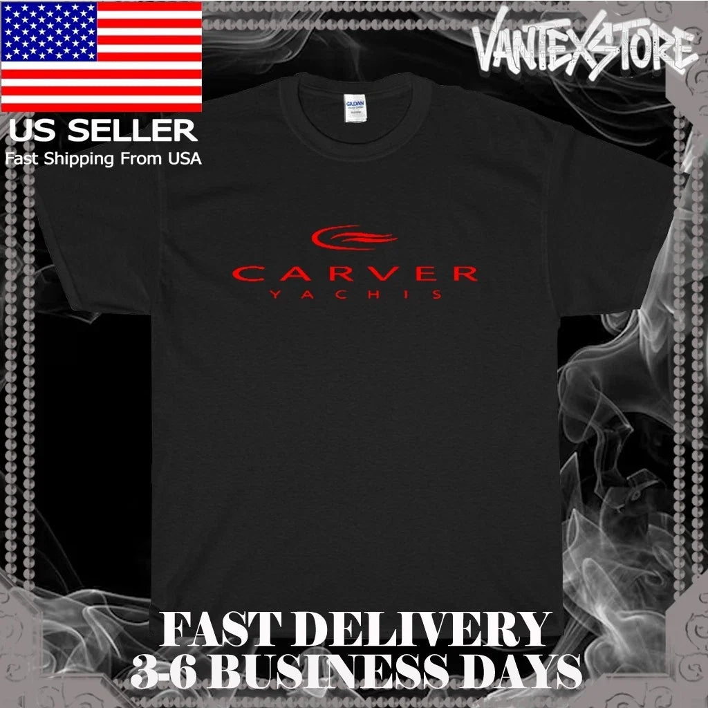 NEW SHIRT CARVER YACHTS LOGO MEN'S T-SHIRT FUNNY AMERICAN USA SIZE S-5XL Unisex T-shirt, Sweatshirt, Hoodie, Long Sleeve Tee - T-Shirt, Sweatshirt, Hoodie