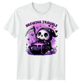 Brewing Trouble T-Shirt Kawaii Goth Halloween Gift For Him And Her Unisex T-shirt, Sweatshirt, Hoodie, Long Sleeve Tee - T-Shirt, Sweatshirt, Hoodie