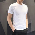Men's Stylish Solid Color Tee Shirt with Trendy Short Sleeves for Any Occasion Unisex T-shirt, Sweatshirt, Hoodie, Long Sleeve Tee - T-Shirt, Sweatshirt, Hoodie