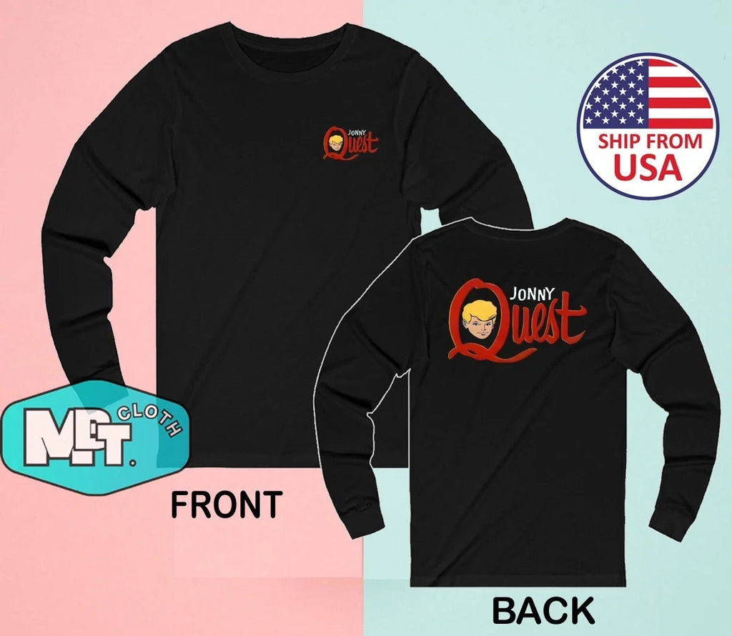 Jonny Quest Tv Cartoon Men's Black Size S-3XL Unisex T-shirt, Sweatshirt, Hoodie, Long Sleeve Tee - T-Shirt, Sweatshirt, Hoodie