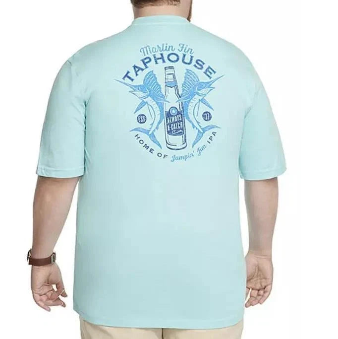 Men's IZOD Saltwater Graphic T-Shirt Marlin Fin Tap House Size Large XL XXL  NWT Unisex T-shirt, Sweatshirt, Hoodie, Long Sleeve Tee - T-Shirt, Sweatshirt, Hoodie