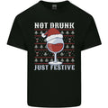 Wine Not Drunk Just Festive Funny Christmas Xmas Mens Light Cotton T-Shirt Unisex T-shirt, Sweatshirt, Hoodie, Long Sleeve Tee - T-Shirt, Sweatshirt, Hoodie