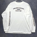 Y2K Anvil T-Shirt Men Large White Grand Canyon Graphic Print Cotton Short Sleeve Unisex T-shirt, Sweatshirt, Hoodie, Long Sleeve Tee - T-Shirt, Sweatshirt, Hoodie