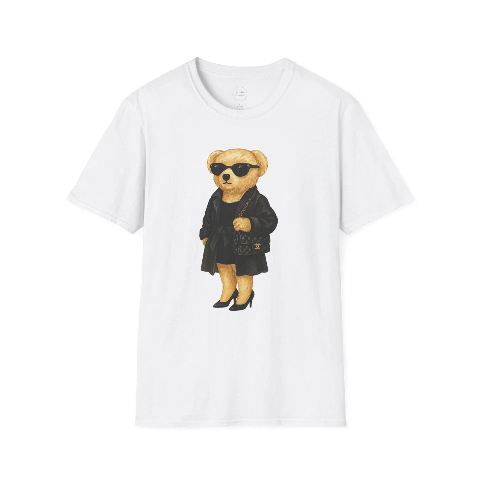 Chic Teddy Bear w Chanel Bag in Black Coat T-Shirt | Fashion  Gift Original Tee Unisex T-shirt, Sweatshirt, Hoodie, Long Sleeve Tee - T-Shirt, Sweatshirt, Hoodie