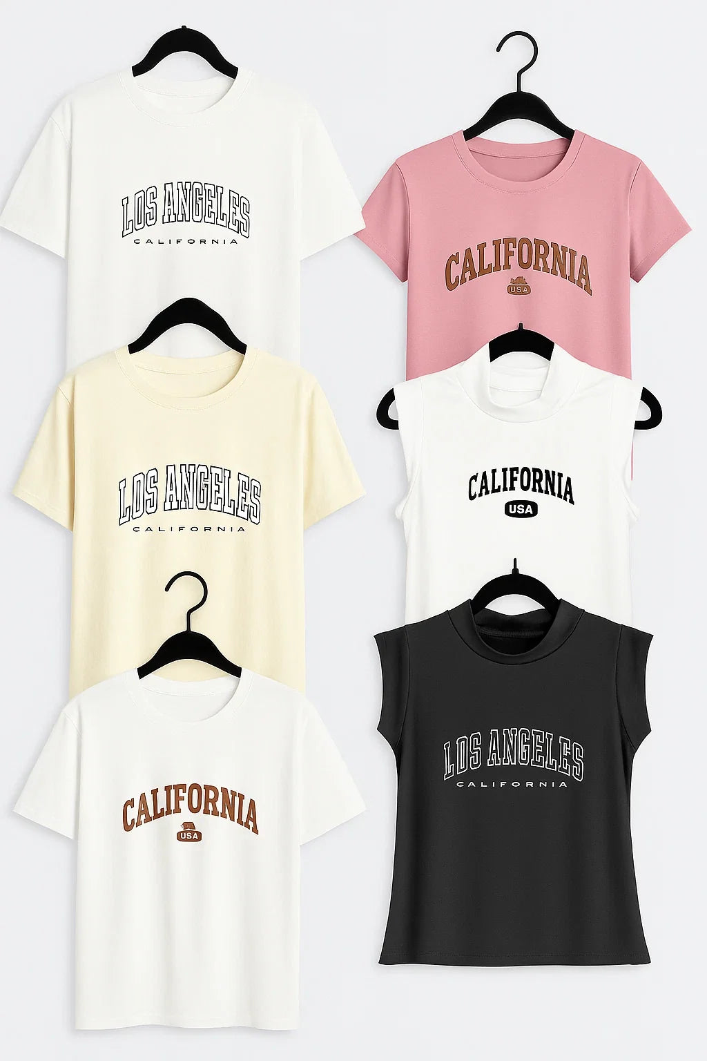 California & Los Angeles Graphic Tees  New with Imperfections  Casual Everyday Unisex T-shirt, Sweatshirt, Hoodie, Long Sleeve Tee - T-Shirt, Sweatshirt, Hoodie