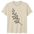 Botanical Branch Berries T-Shirt Minimalist Art Nature Birthday Unisex T-shirt, Sweatshirt, Hoodie, Long Sleeve Tee - T-Shirt, Sweatshirt, Hoodie