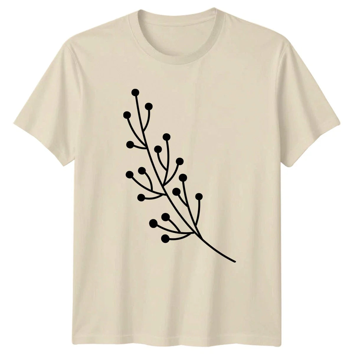Botanical Branch Berries T-Shirt Minimalist Art Nature Birthday Unisex T-shirt, Sweatshirt, Hoodie, Long Sleeve Tee - T-Shirt, Sweatshirt, Hoodie